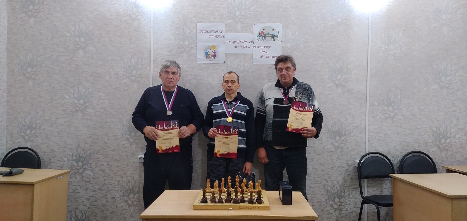 Шахматный турнир, посвященный  Международному Дню Инвалидов