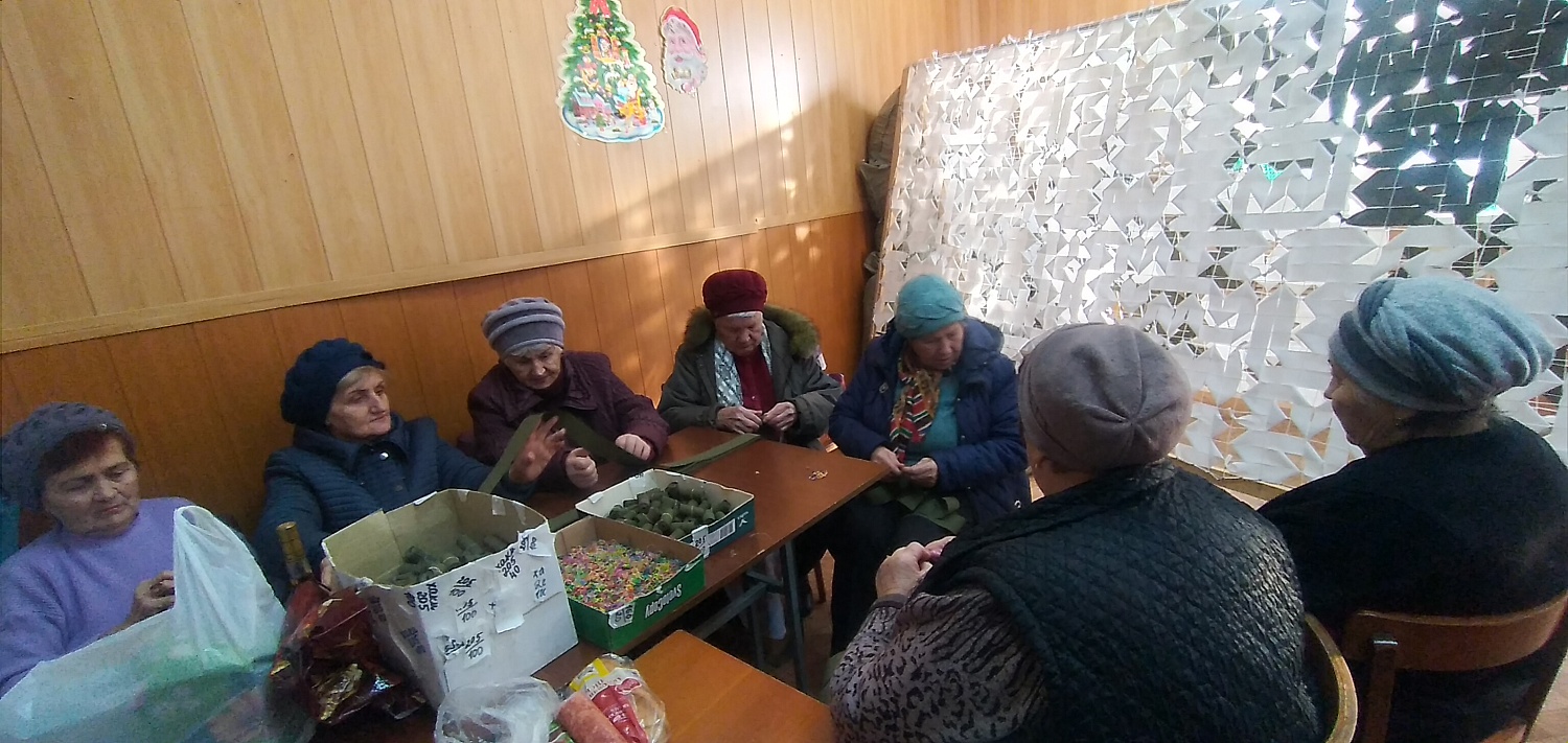Зимние маскировочные сети отправляются бойцам